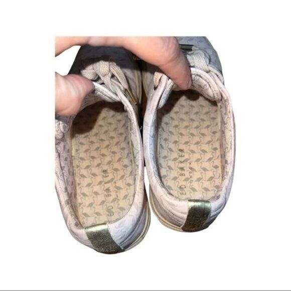 Ted baker pink motif flamingo sneakers size 39 - Picture 10 of 13